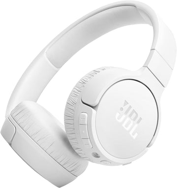 JBL Tune 670NC - Adaptive Noise Cancelling with Smart Ambient Wireless On-Ear Headphones, Up to 70H Battery Life with Speed Charge, Lightweight, Comfortable and Foldable Design (White)