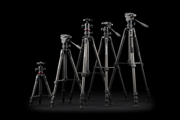 Tripods With Black Background